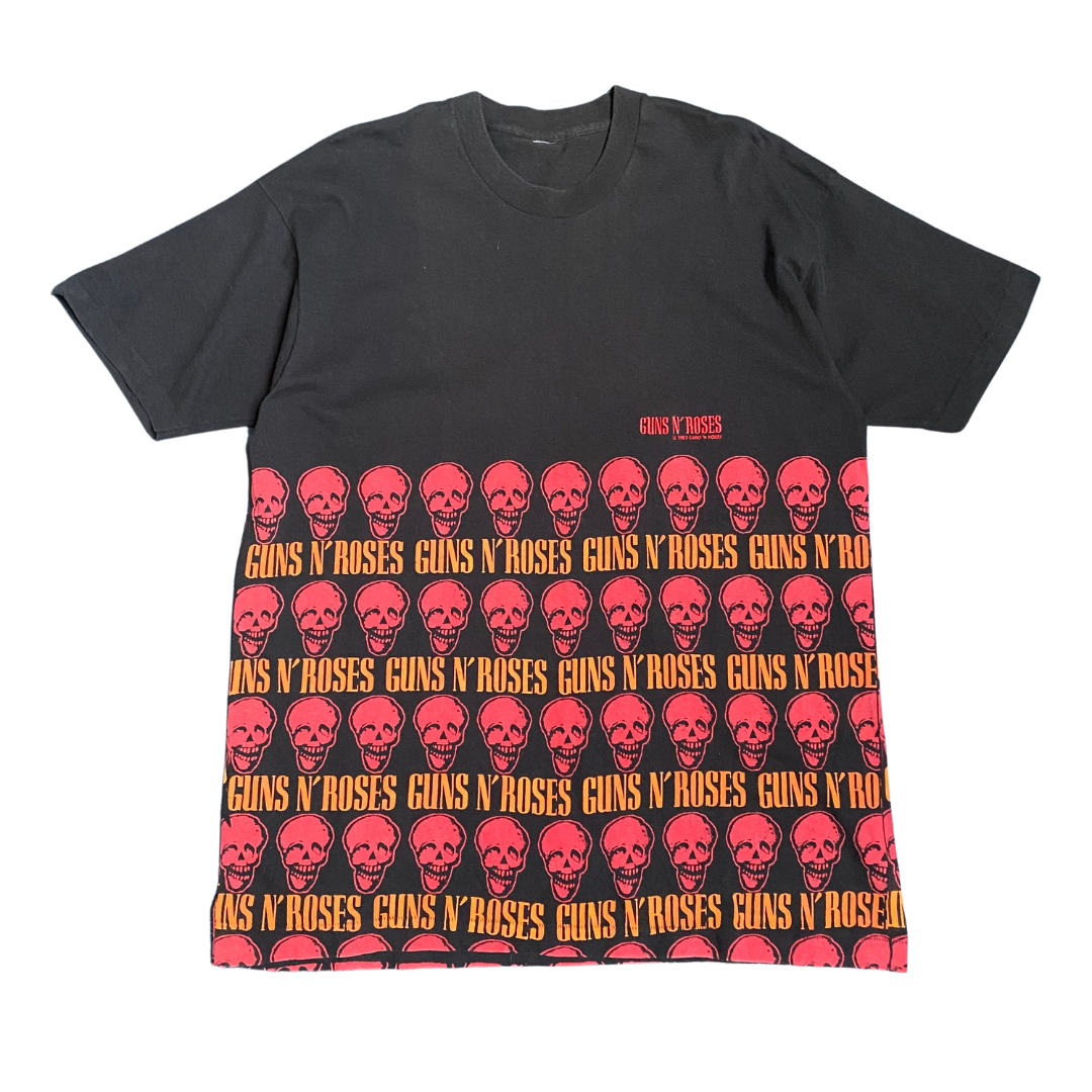 Guns 'N Roses 1991 AOP Skull Tee