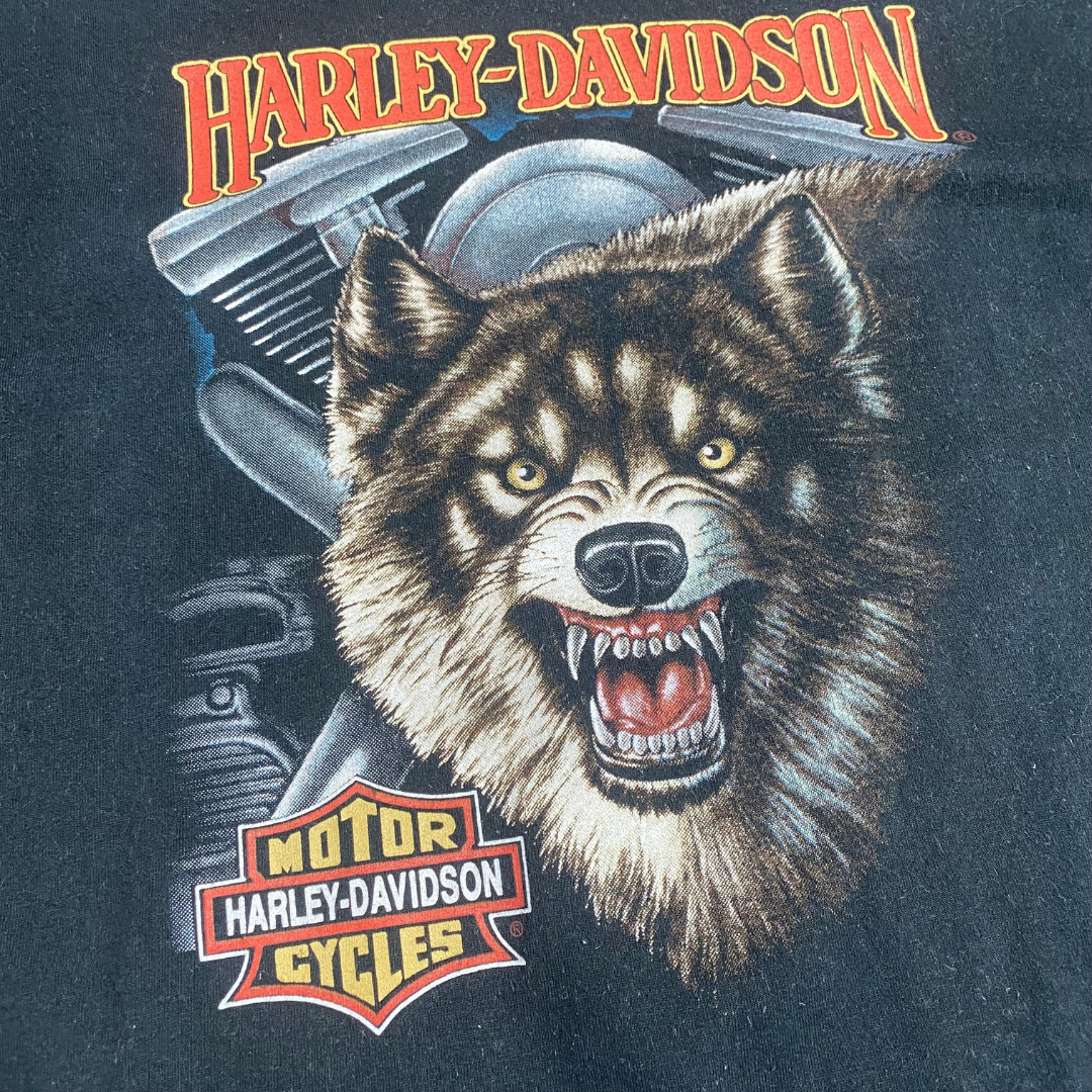 Harley Davidson 1991 Axl Rose Wolf Tee