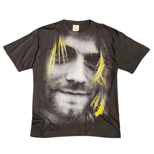 Nirvana 90's Kurt Cobain Flower Sniffin Tee