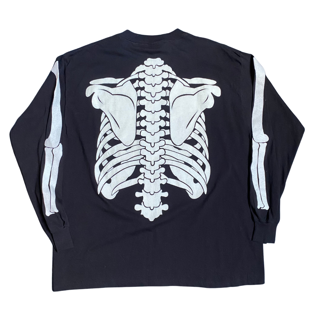 Misfits 1997 Glow In The Dark Skeleton Long Sleeve Tee